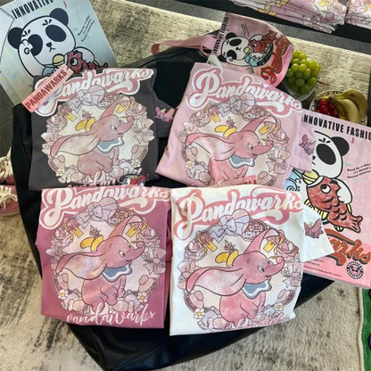 Disney Harajuku Dumbo Graphic T-Shirt