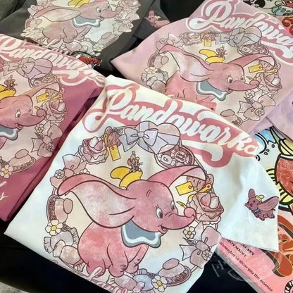 Disney Harajuku Dumbo Graphic T-Shirt