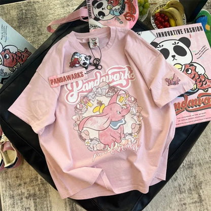 Disney Harajuku Dumbo Graphic T-Shirt