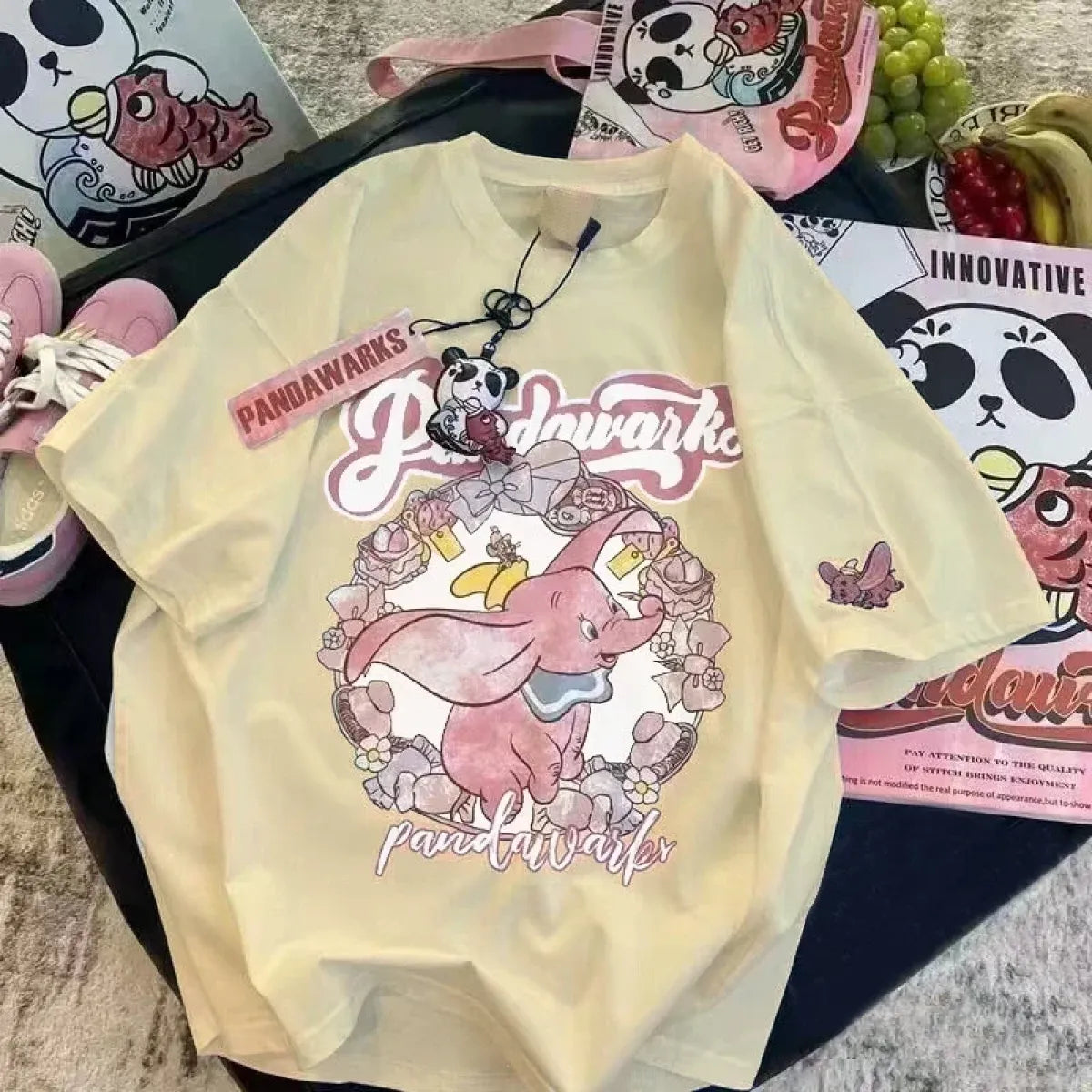 Disney Harajuku Dumbo Graphic T-Shirt