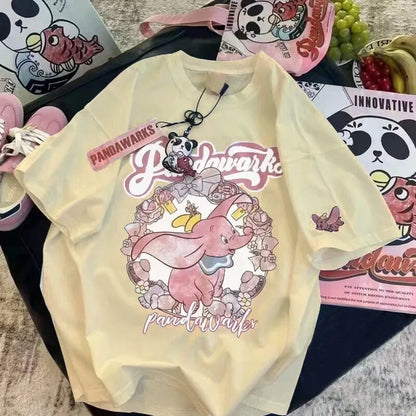 Disney Harajuku Dumbo Graphic T-Shirt
