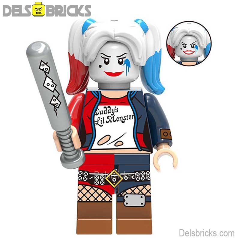 DC Lego Custom Minifigure - Harley Quinn - Suicide Squad