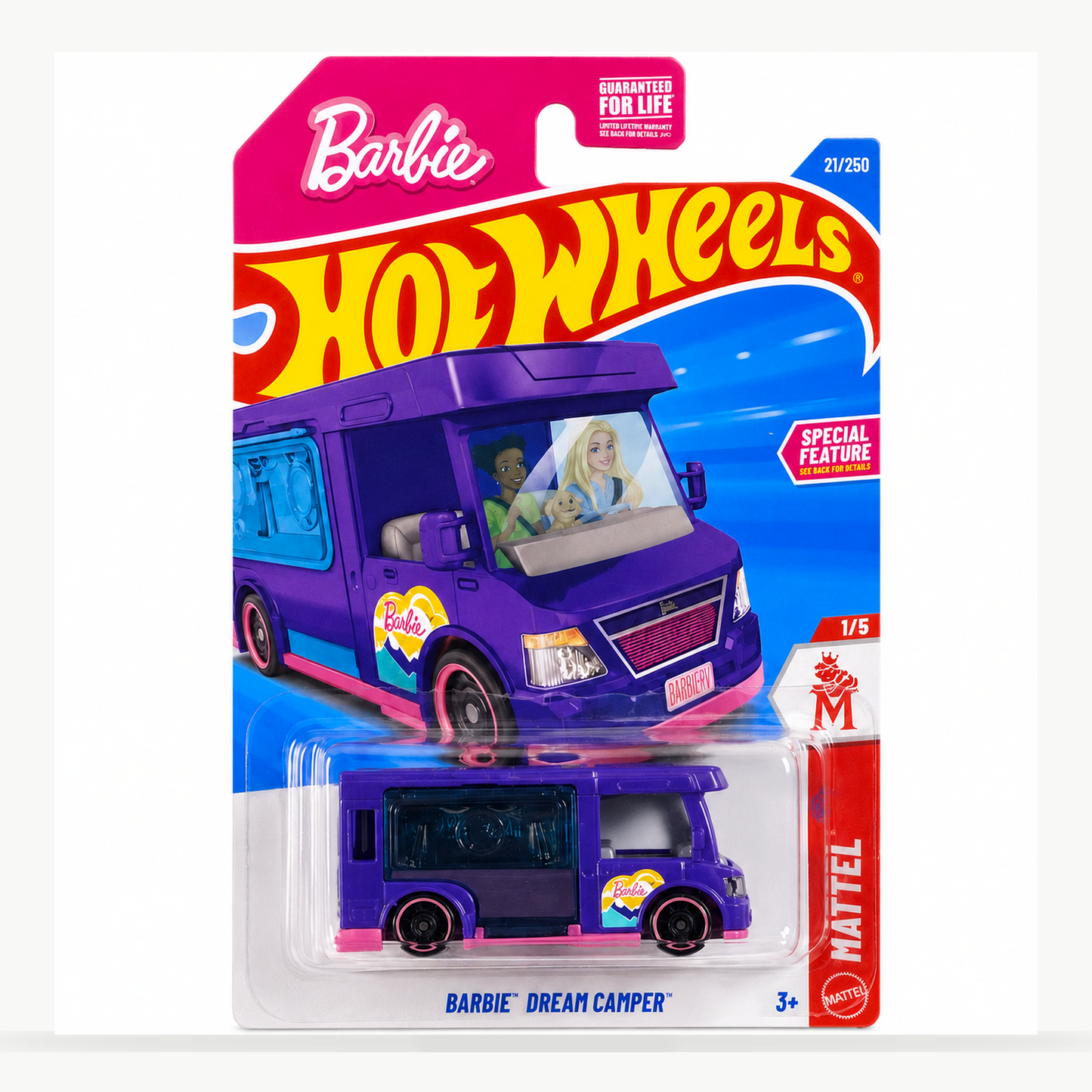 Barbie Hot Wheels - Barbie Dream Camper | Mattel Series 1/5