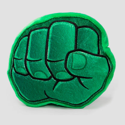 Marvel Hulk Fist Squeaky Plush Dog Toy