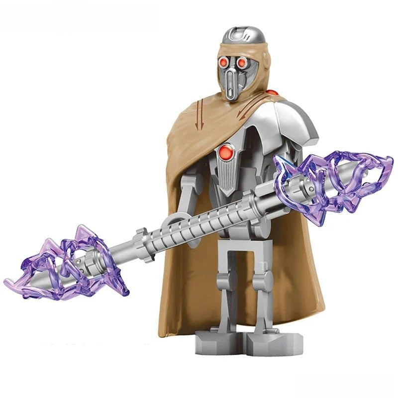 Star Wars Lego Custom Minifigure - IG-100 MagnaGuard (Silver)