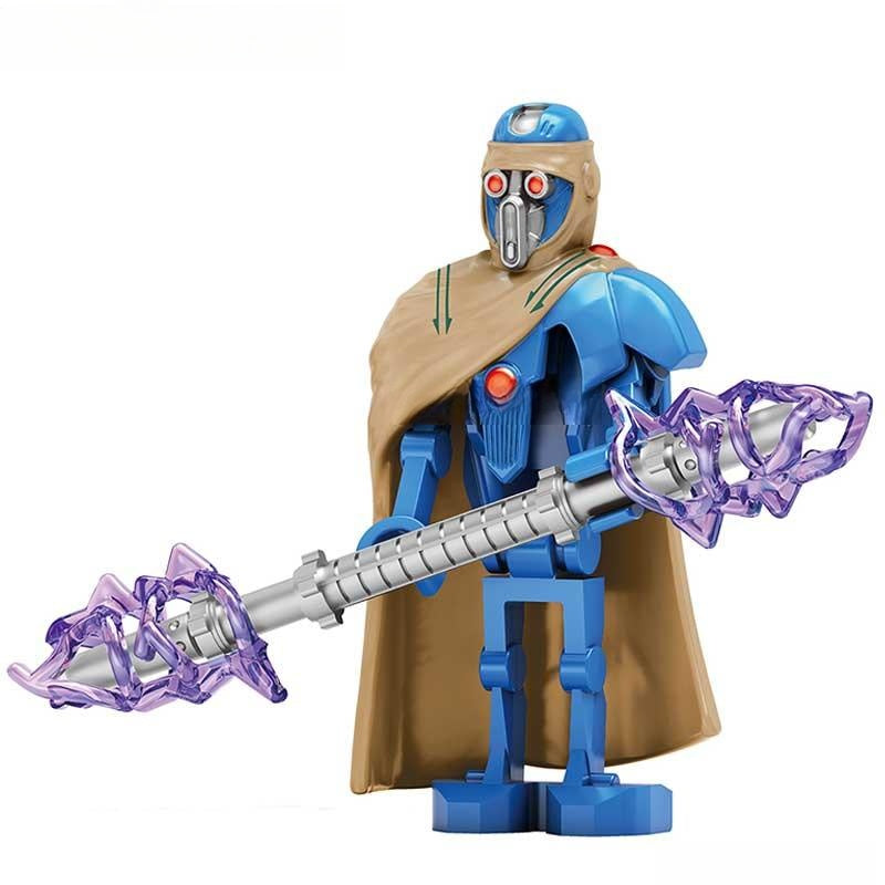Star Wars Lego Custom Minifigure - IG-100 MagnaGuard (Blue)