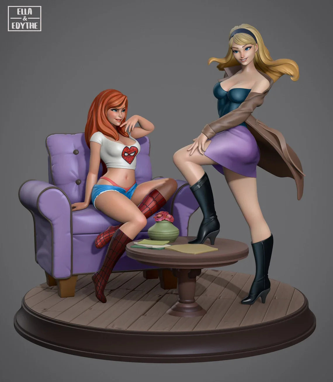 Marvel Comics Statue - MJ and Gwen - Marvel Comics (1:10 Scale)