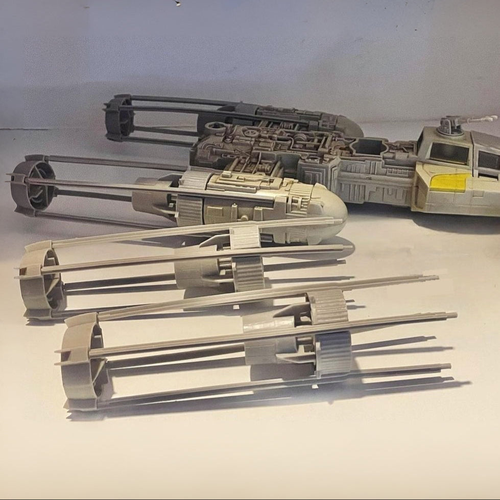 Star Wars Y Wing Engine Set Repro Part 1983 Vintage Kenner