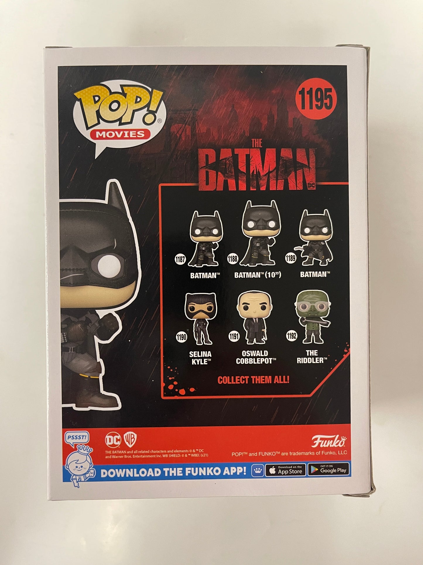 DC Funko Pop! - Batman (Battle Damage) #1195 Hot Topic 2022 Exclusive