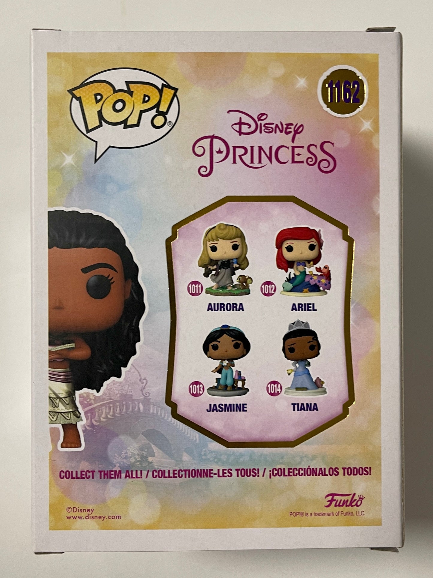 Disney Funko Pop! - Moana With Pin #1162 Metallic FS Exclusive Ultimate Princess