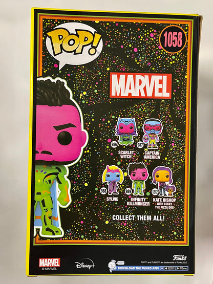 Marvel Funko Pop! - 10” Black Light Infinity Killmonger #1058 What If? Exclusive