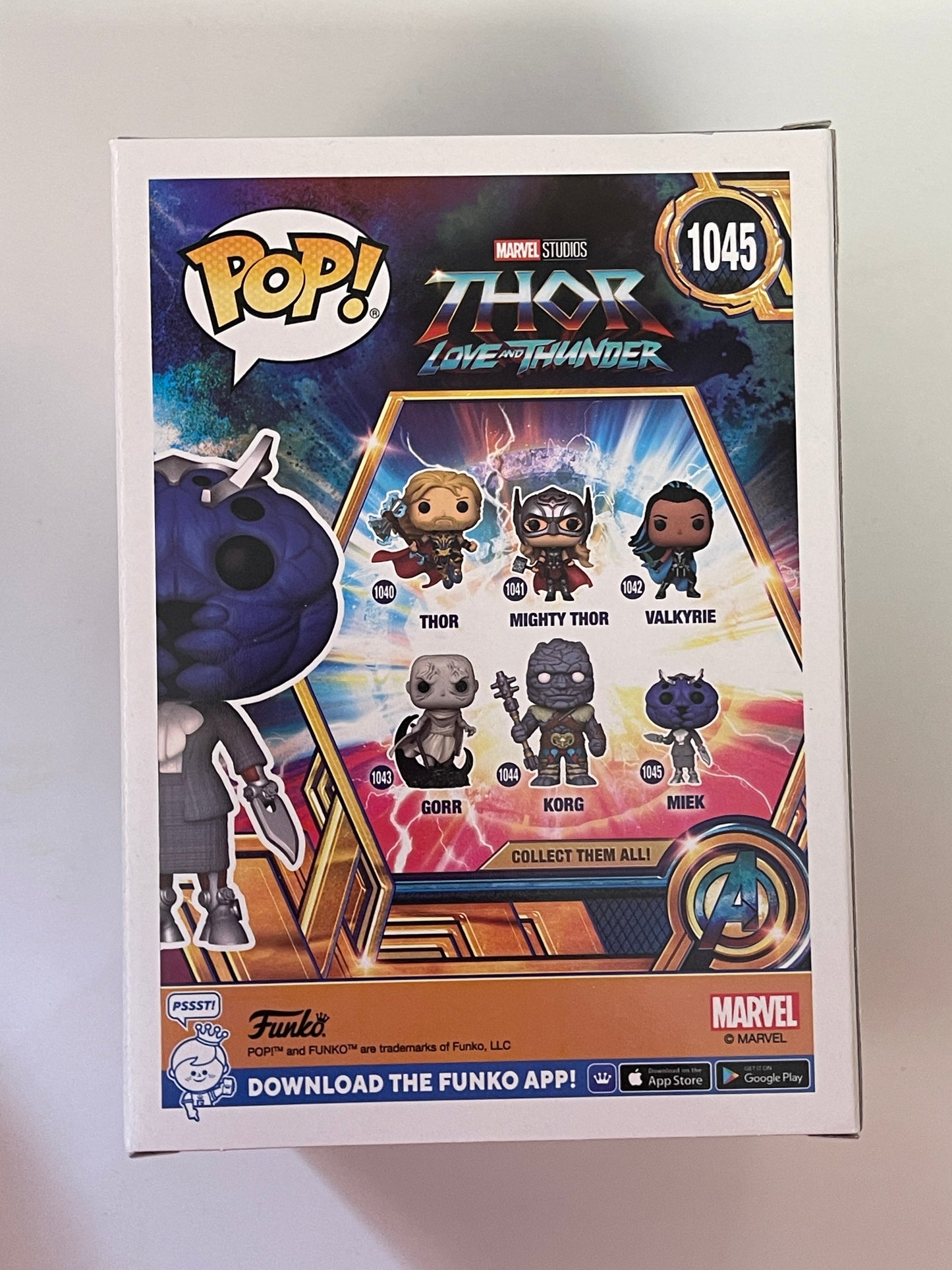 Marvel Funko Pop! - Miek #1045 Thor Love And Thunder 2022