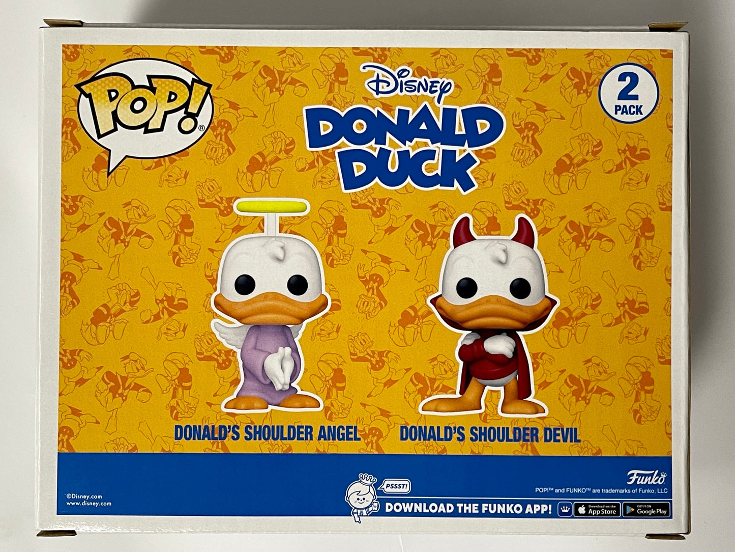 Disney Funko Pop! Set - Donald’s Shoulder Angel & Devil 2-Pack Wonderous Con Exclusive