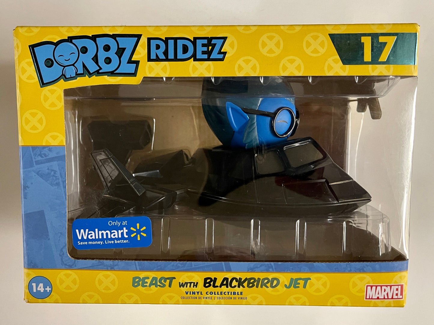 Marvel Funko Dorbz Rides - Beast W/ Blackbird Jet #17 X-Men 2016 Walmart Exclusive