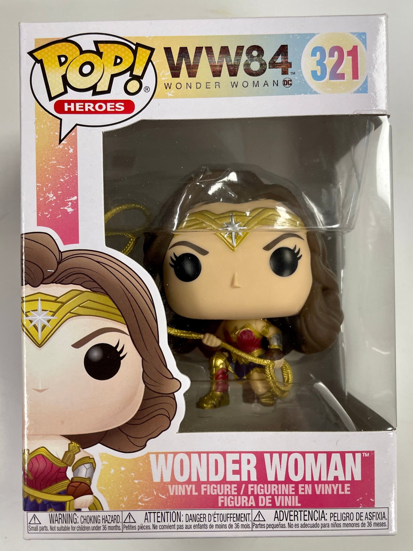 DC Funko Pop! - Metallic Wonder Woman Throwing Lasso #321 WW84 2020