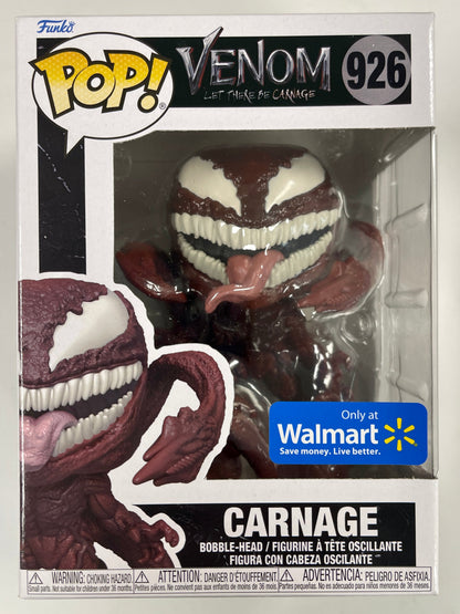 Marvel Funko Pop! - Carnage #926 Venom 2 Walmart MCU NYCC Fall Con 2021 Exclusive