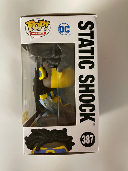 DC Funko Pop! - Static Shock #387 Justice League Hot Topic 2021 Exclusive