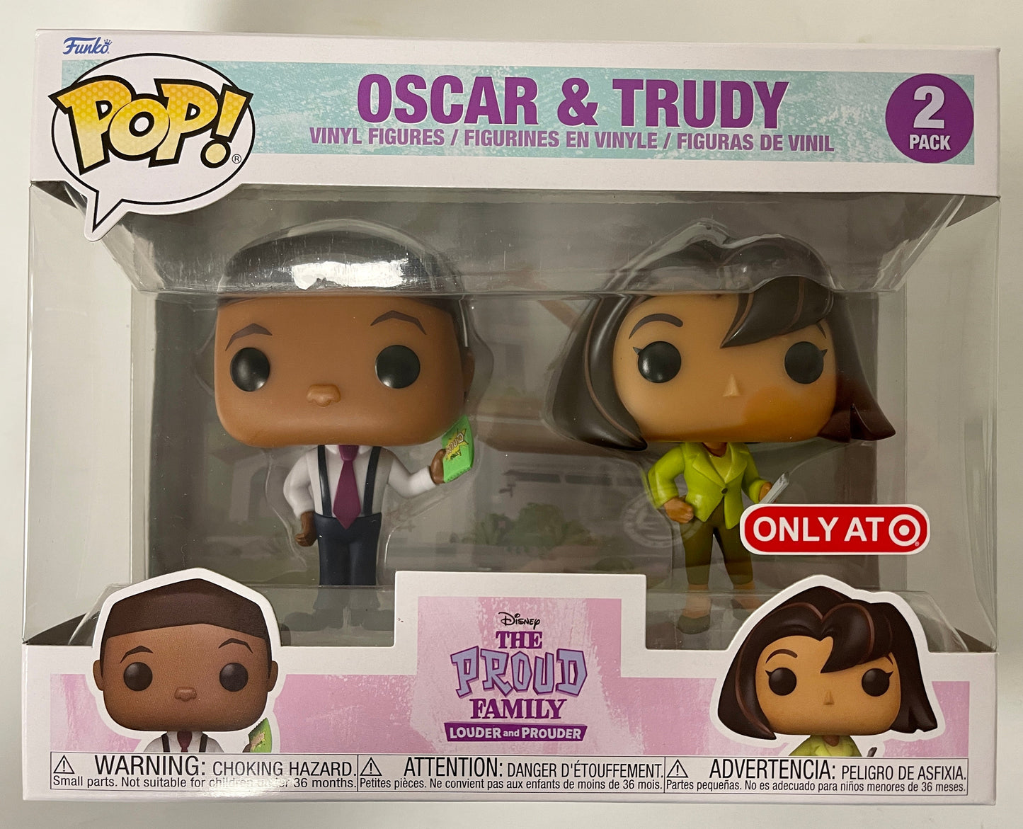 Disney Funko Pop! Set - Oscar & Trudy Proud 2-Pack Proud Family Target Exclusive 2022