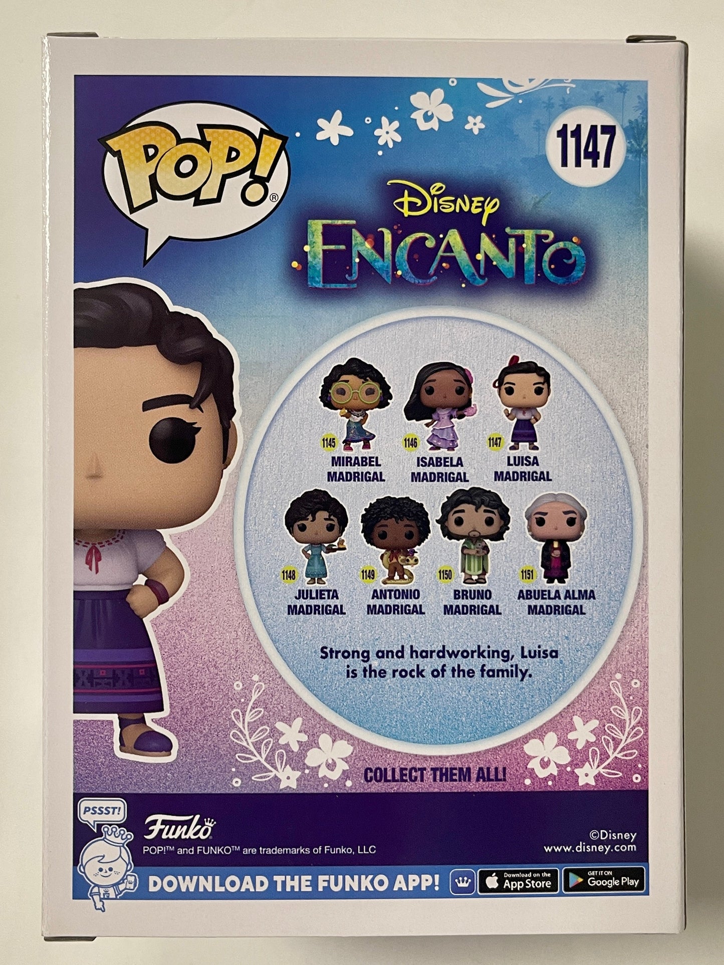Disney Funko Pop! - Luisa Madrigal #1147 Pixar Encanto 2021 Super Strength