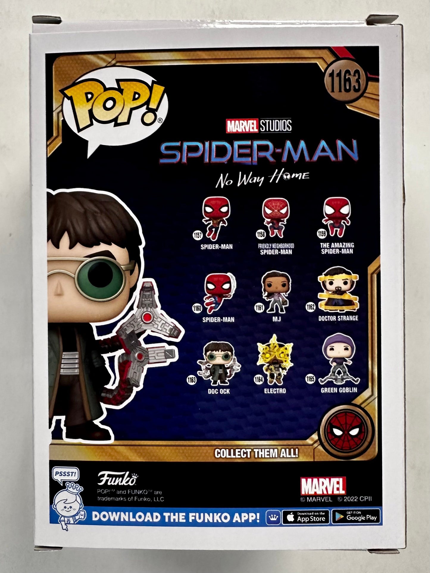 Marvel Funko Pop! - Doc Ock #1163 Spider-Man No Way Home 2022 Otto Octavius