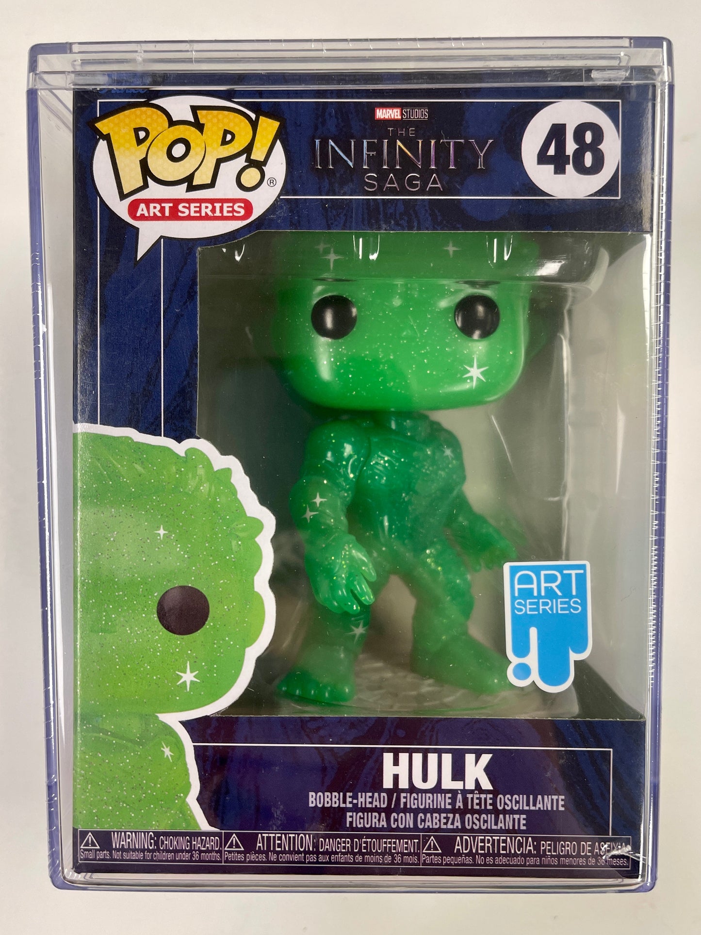 Marvel Funko Pop! - The Hulk (Green) #48 Infinity Saga Art Series Stack
