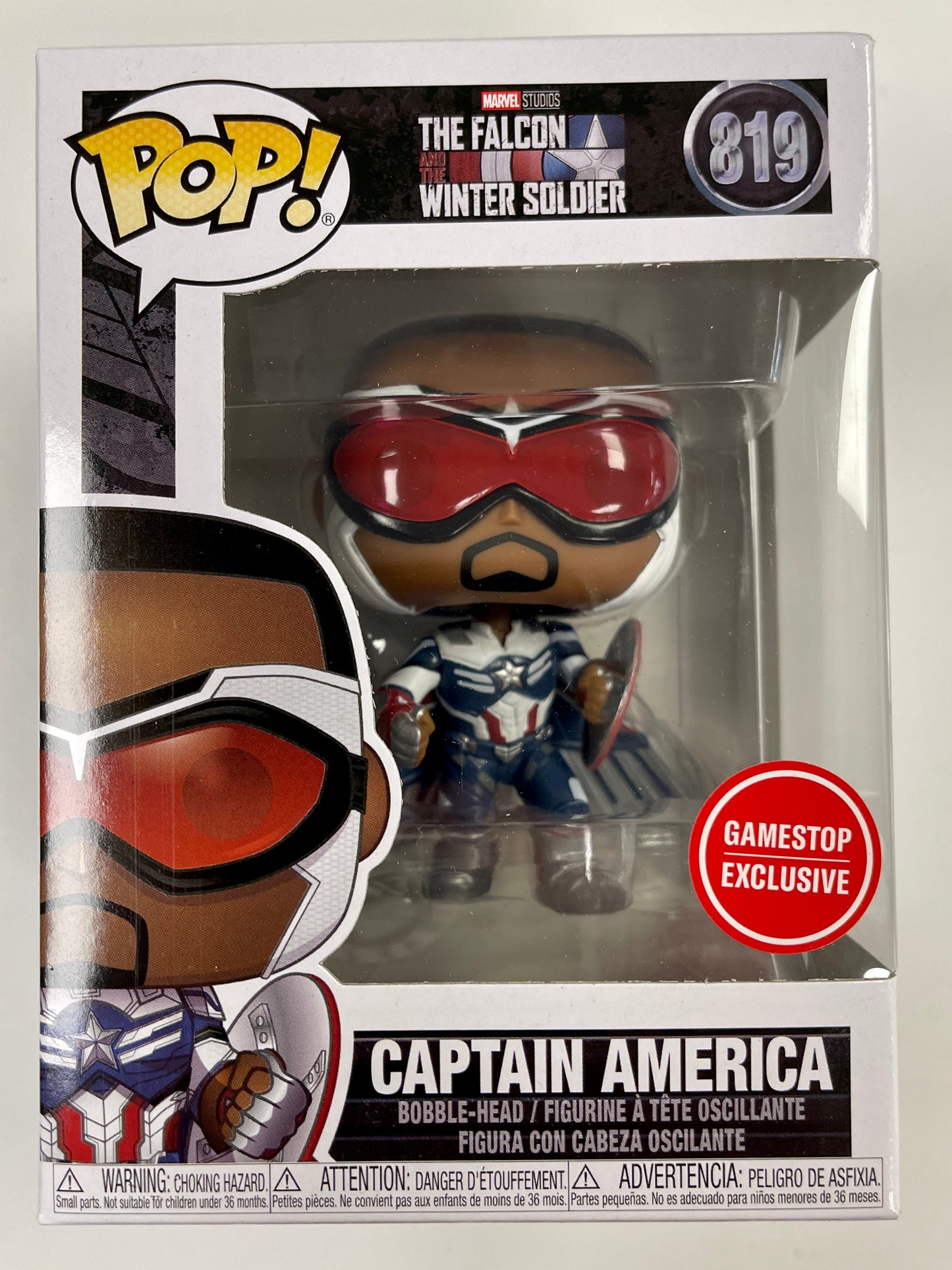 Marvel Funko Pop! - Sam Wilson Captain America #819 GameStop Exclusive