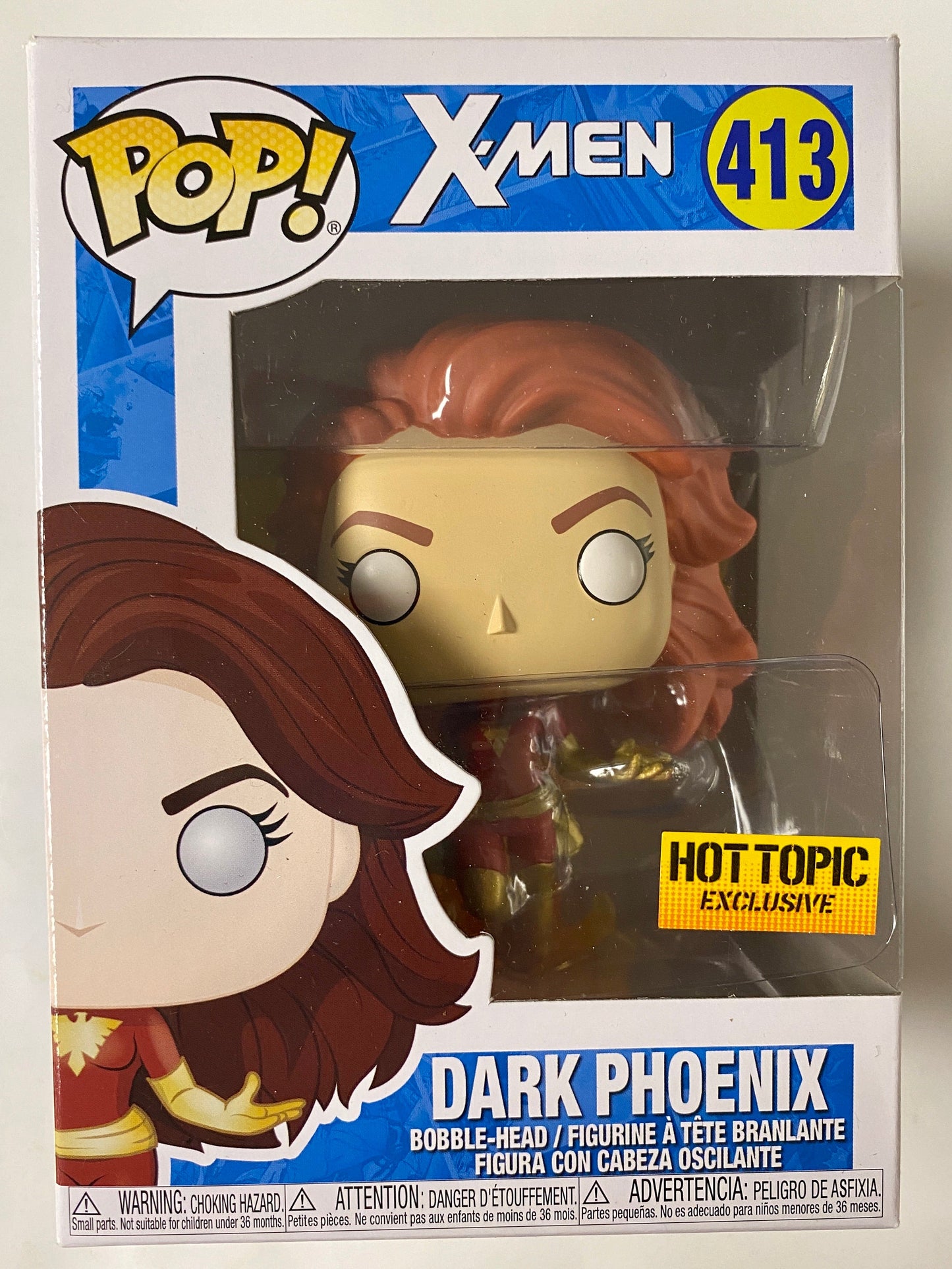 Marvel Funko Pop! - Dark Phoenix #413 X-Men Hot Topic 2019 Vaulted Exclusive