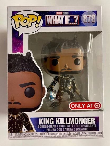 Marvel Funko Pop! - King Erik Killmonger #878 Target Exclusive What If? Disney+