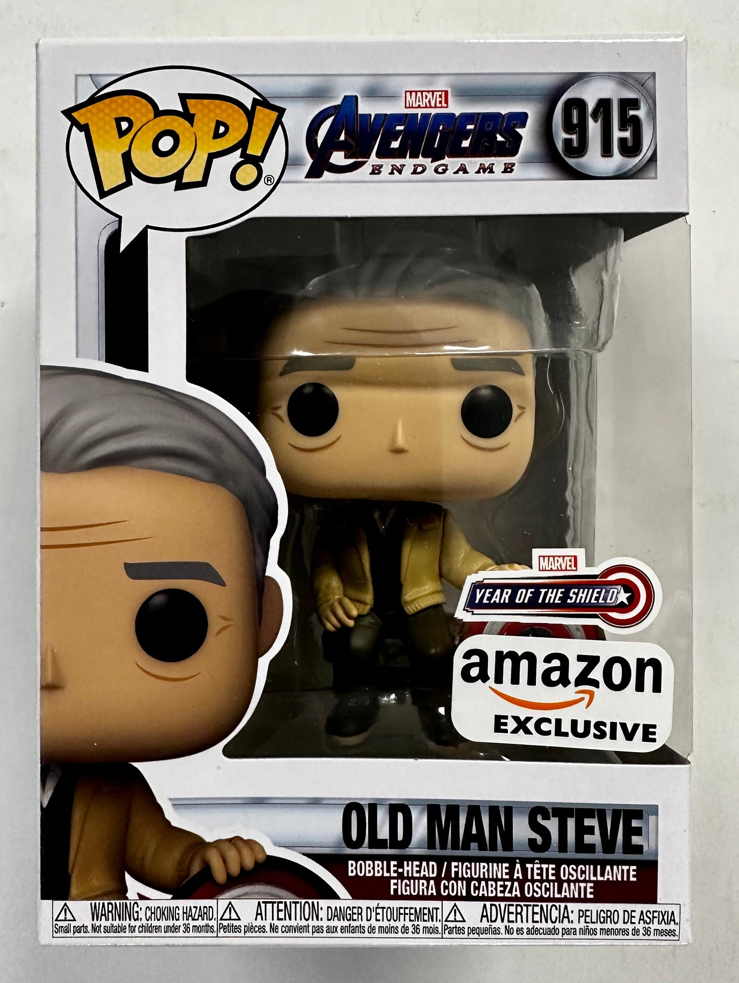 Marvel Funko Pop! - Old Man Steve On Bench #915 Avengers Endgame 2021 Exclusive