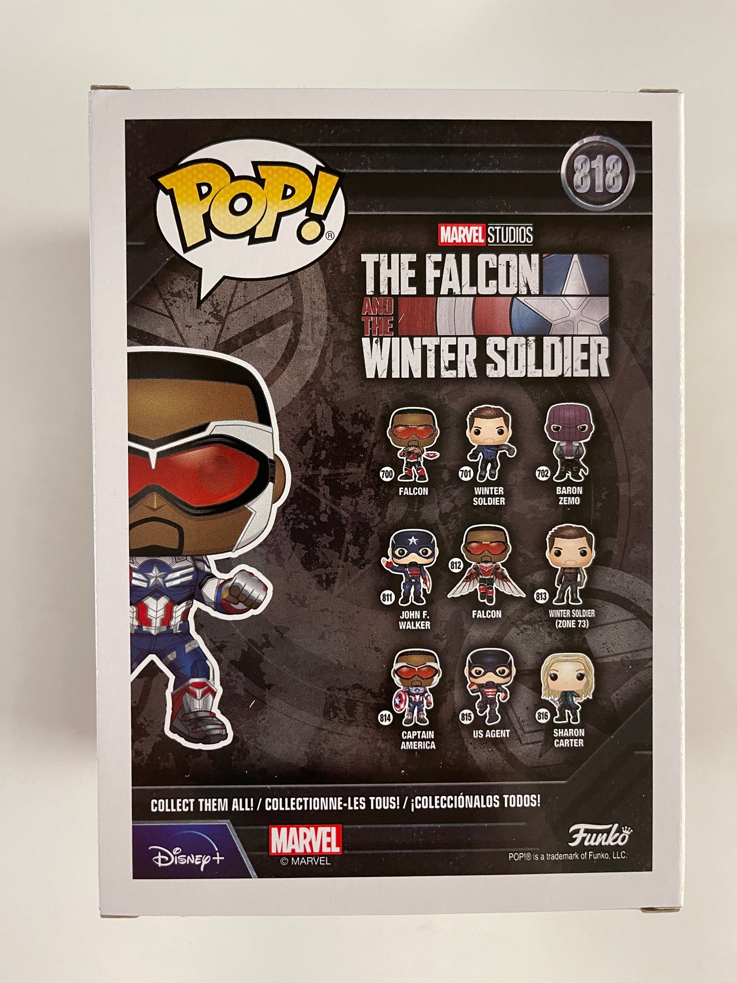 Marvel Funko Pop! - Sam Wilson Captain America #818 YOTS Amazon Exclusive