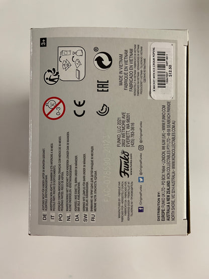 Disney Funko Pop! - Mickey Mouse With Ice Cream #1075 Hot Topic National Ice Cream Day Exclusive