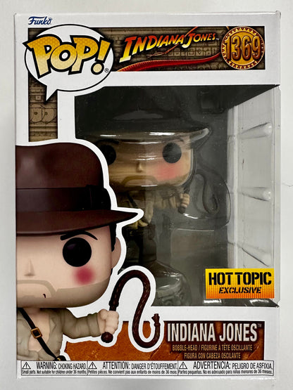 Movies Funko Pop! - Indiana Jones With Whip #1369 Archaeologist HT 2023 Exclusive