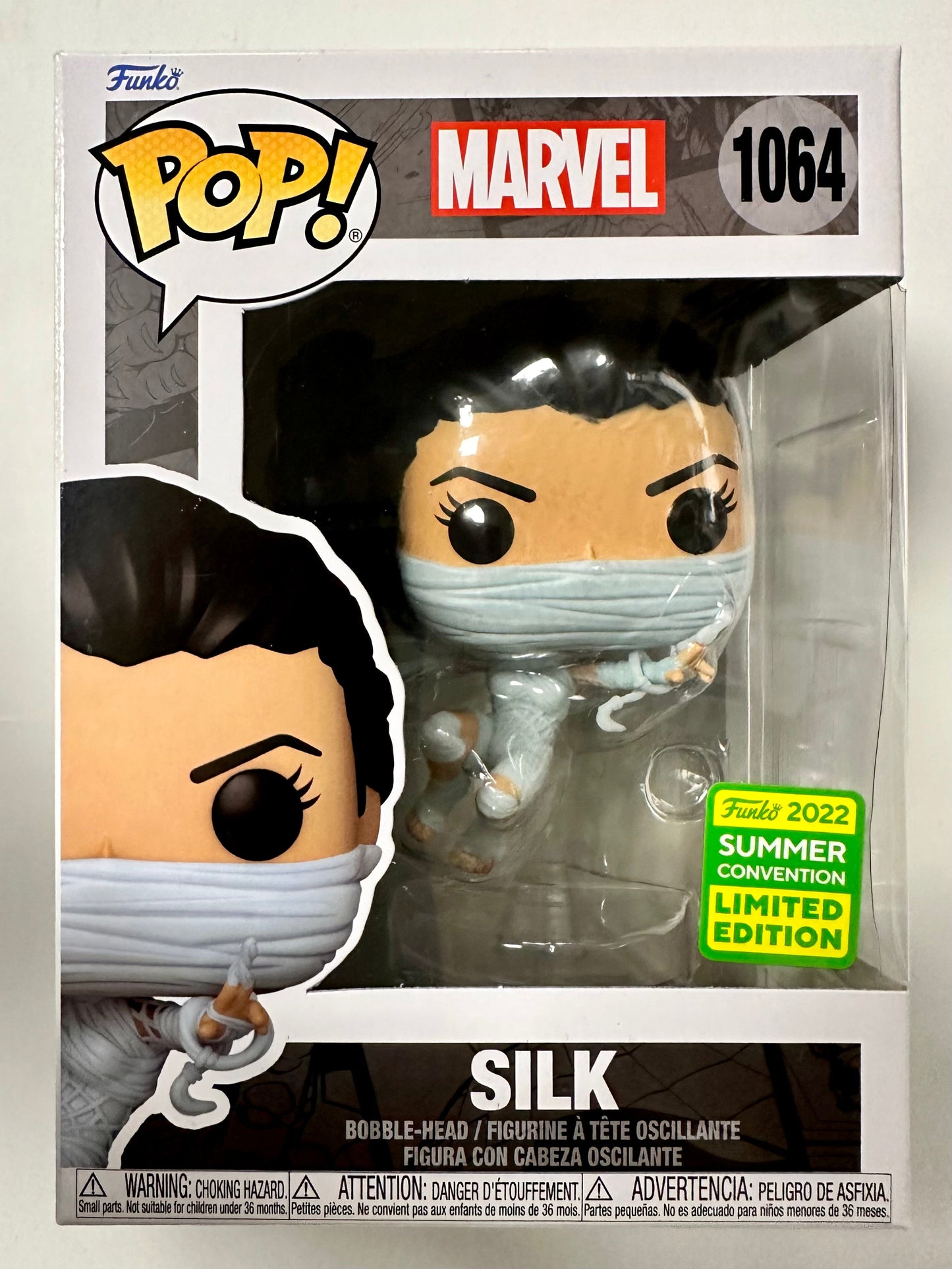 Marvel Funko Pop! - Silk (Cindy Moon) Swinging #1064 Spider-Man SDCC 2022 Summer Con Exclusive