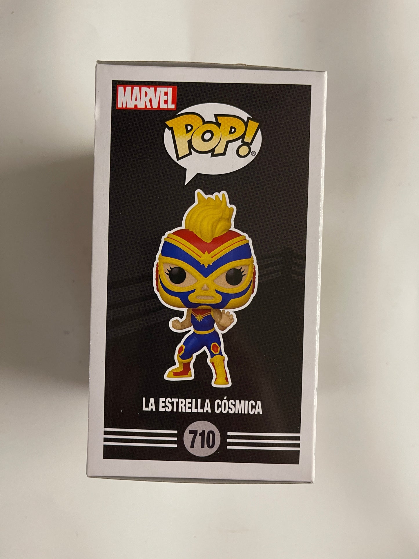 Marvel Funko Pop! - La Estrella Cosmica #710 Lucha Libre Edition 2021 Captain