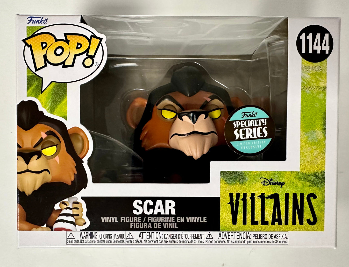 Disney Funko Pop! - Scar With Meat #1144 Lion King 2022 Specialty Series Exclusive