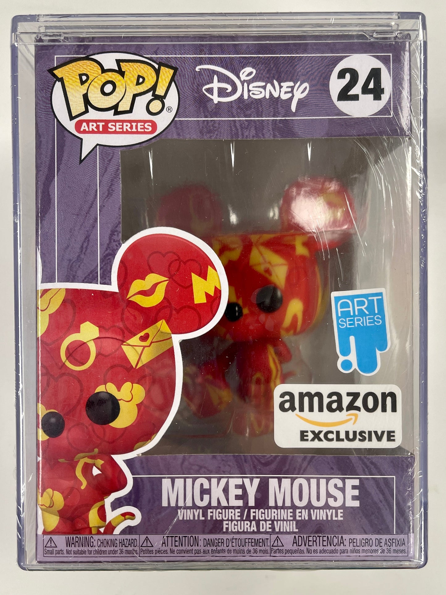 Disney Funko Pop! - Minnie Mouse #24 Art Series Amazon Exclusive W/ Hard Protector