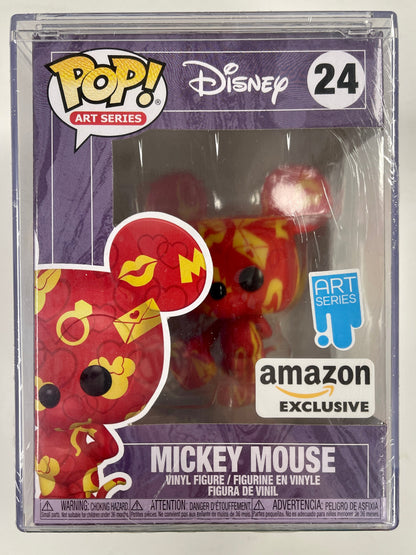 Disney Funko Pop! - Minnie Mouse #24 Art Series Amazon Exclusive W/ Hard Protector