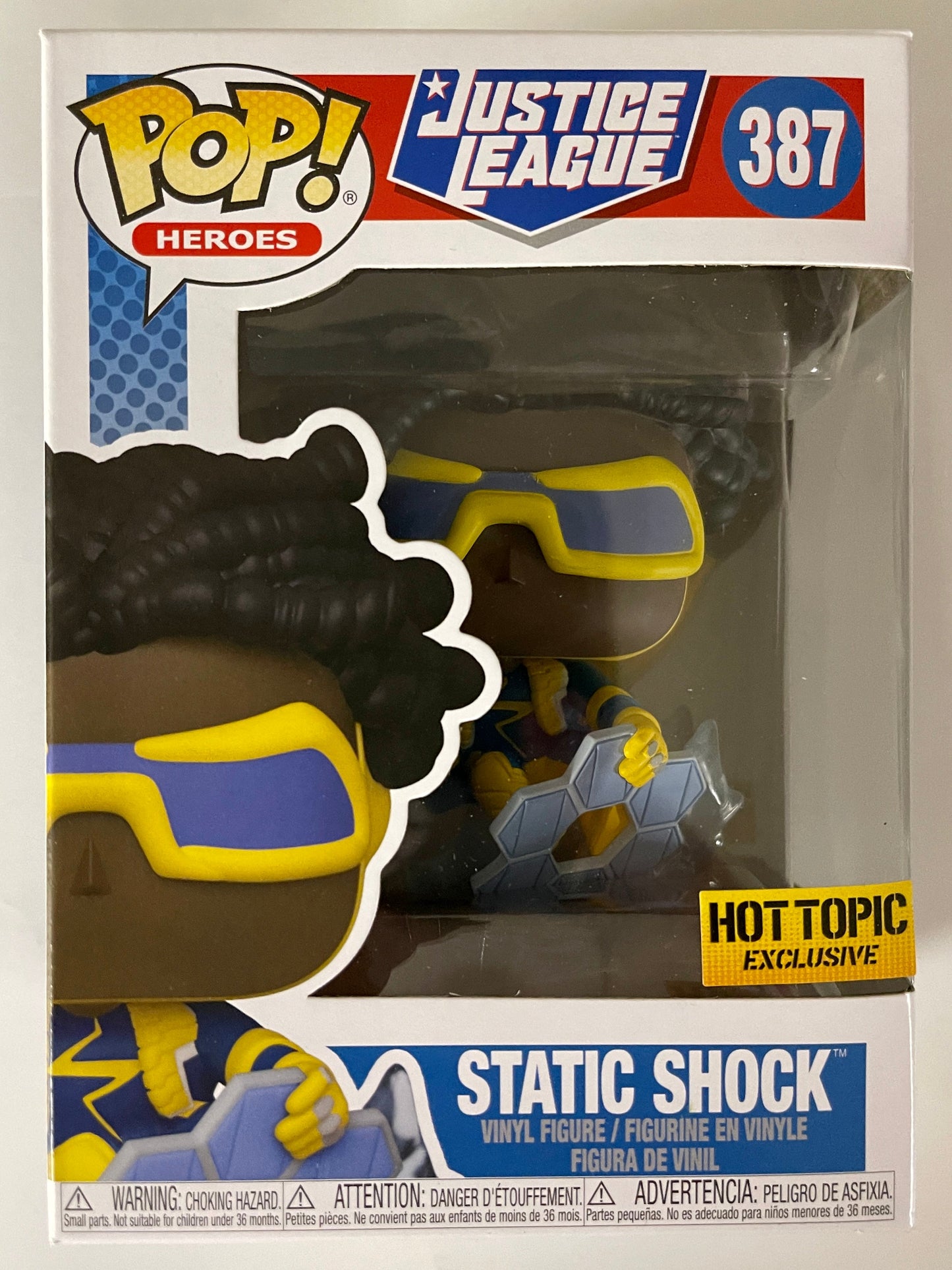 DC Funko Pop! - Static Shock #387 Justice League Hot Topic 2021 Exclusive