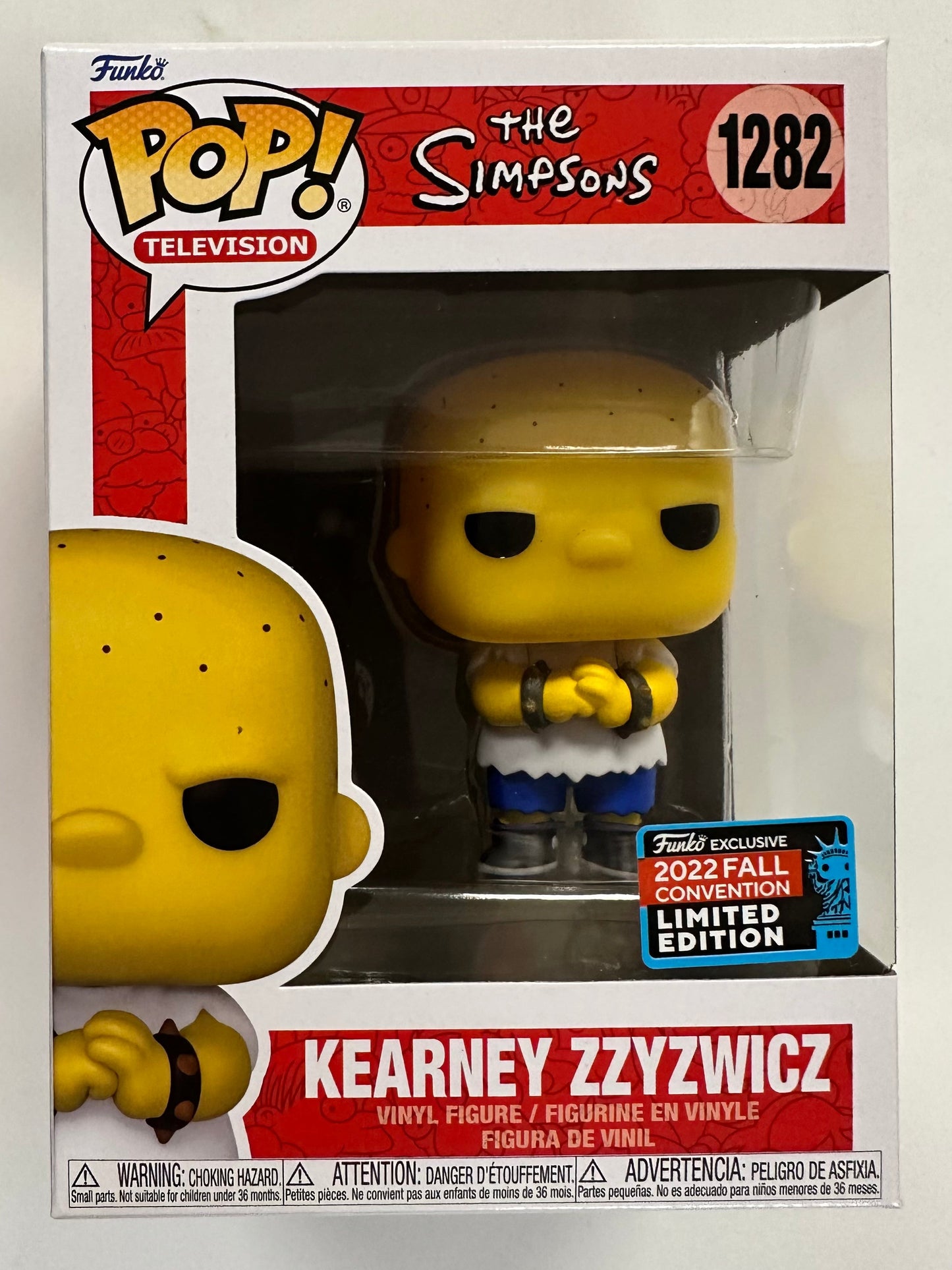 TV Funko Pop! Television Kearney Zzyzwicz #1282 The Simpsons NYCC 2022 Fall Con Exclusive