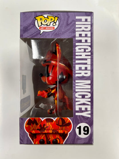 Disney Funko Pop! - Firefighter Mickey Mouse #19 Art Series Walmart 2021 Exclusive