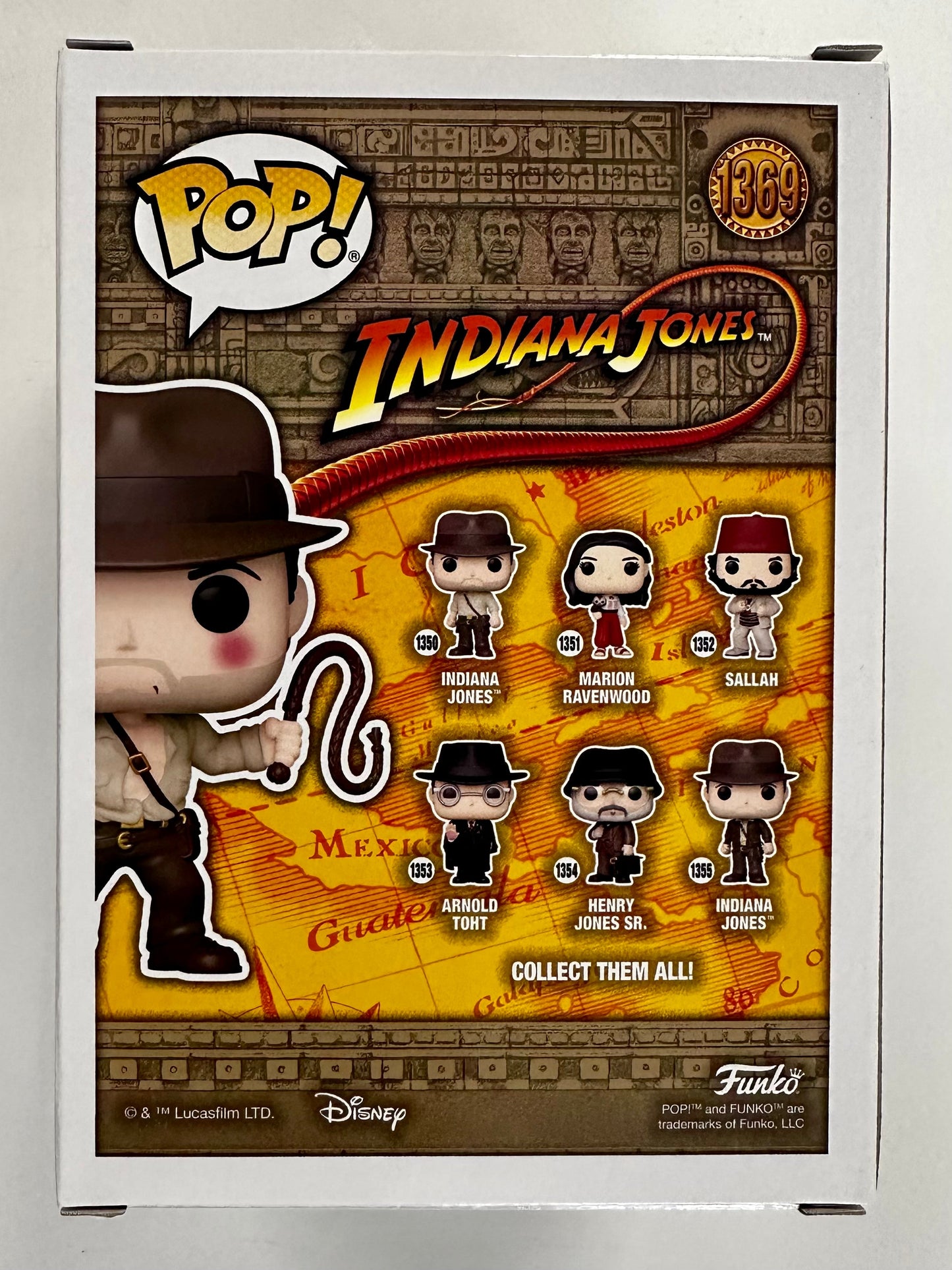 Movies Funko Pop! - Indiana Jones With Whip #1369 Archaeologist HT 2023 Exclusive