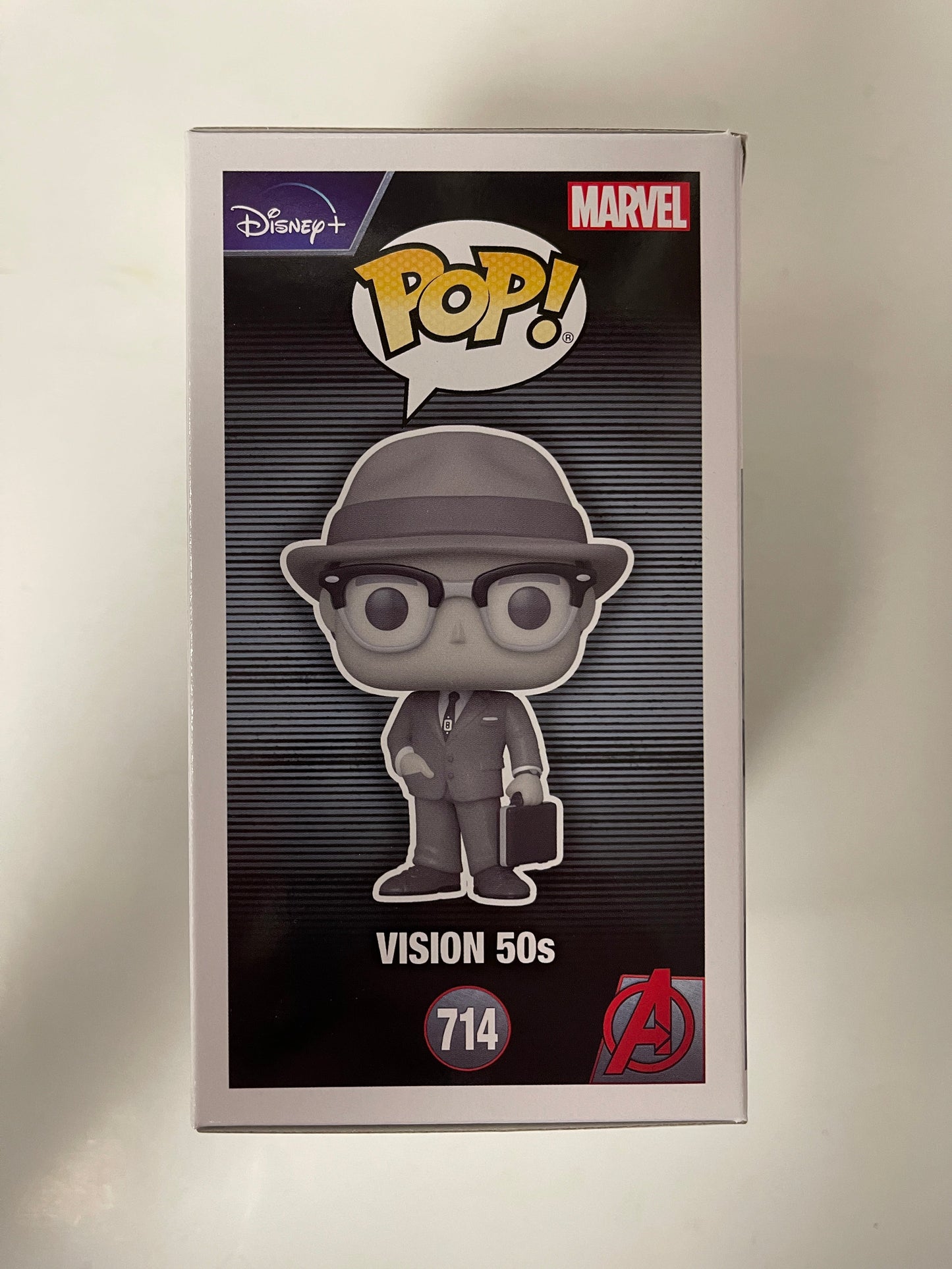 Marvel Funko Pop! - 50’s Black & White (B&W) Vision #714 WandaVision 2021 Disney +