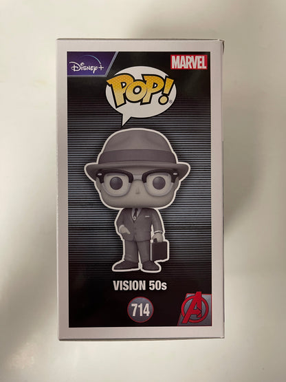 Marvel Funko Pop! - 50’s Black & White (B&W) Vision #714 WandaVision 2021 Disney +