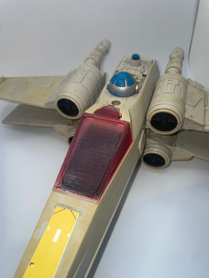 Star Wars X Wing Fighter Canopy Glass Repro Part 1978 Vintage Kenner