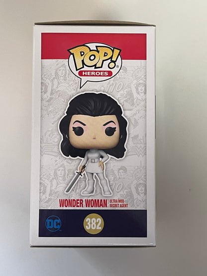 DC Funko Pop! - Wonder Woman (Ultra Mod Super Agent) #382 WW 80th Anniversary