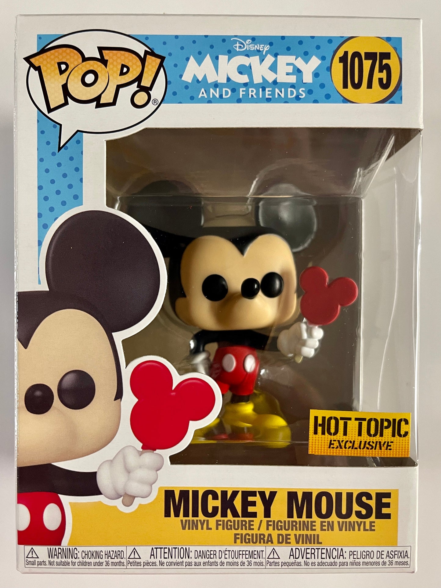 Disney Funko Pop! - Mickey Mouse With Ice Cream #1075 Hot Topic National Ice Cream Day Exclusive