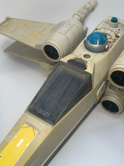 Star Wars X Wing Fighter Canopy Glass Repro Part 1978 Vintage Kenner