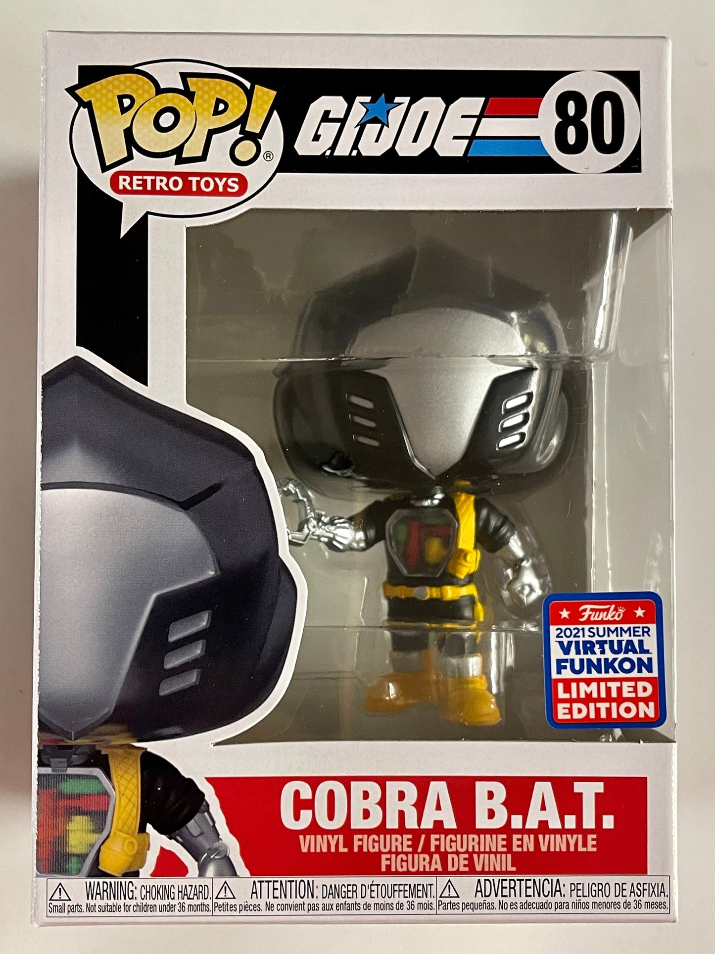 G.I. Joe Funko Pop! - Cobra B.A.T #80 2021 Summer Con Exclusive