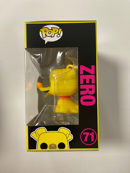 Disney Funko Pop! - Jacks Dog Zero #71 Nightmare Before Christmas 2022 Black Light
