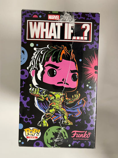 Marvel Funko Pop! - 2XL Tee & Black Light Killmonger #989 What If? 2022 Exclusive